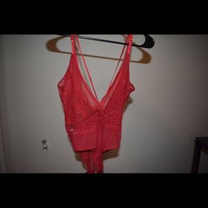 sexy red body suit❤️